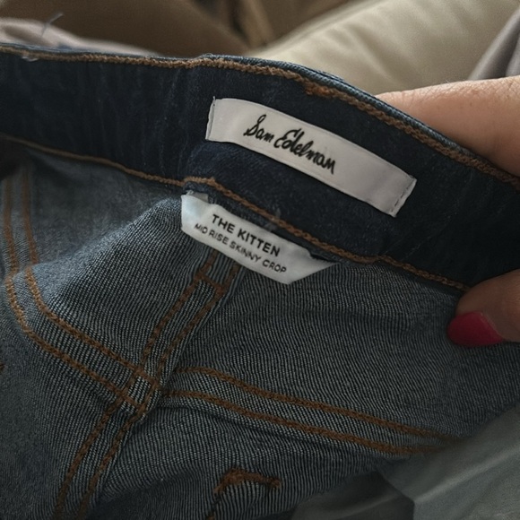 Sam Edelman The Kitten Mid Rise Skinny Ankle Dark Wash Jeans Womens 28 - Picture 4 of 5